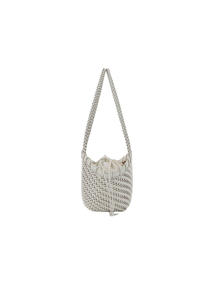 TWIG BASKET SHOULDER BAG (DRIED IVORY)