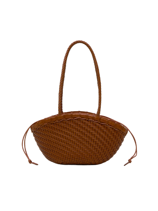 TWIG BASKET SHOULDER BAG (DRIED TAN)