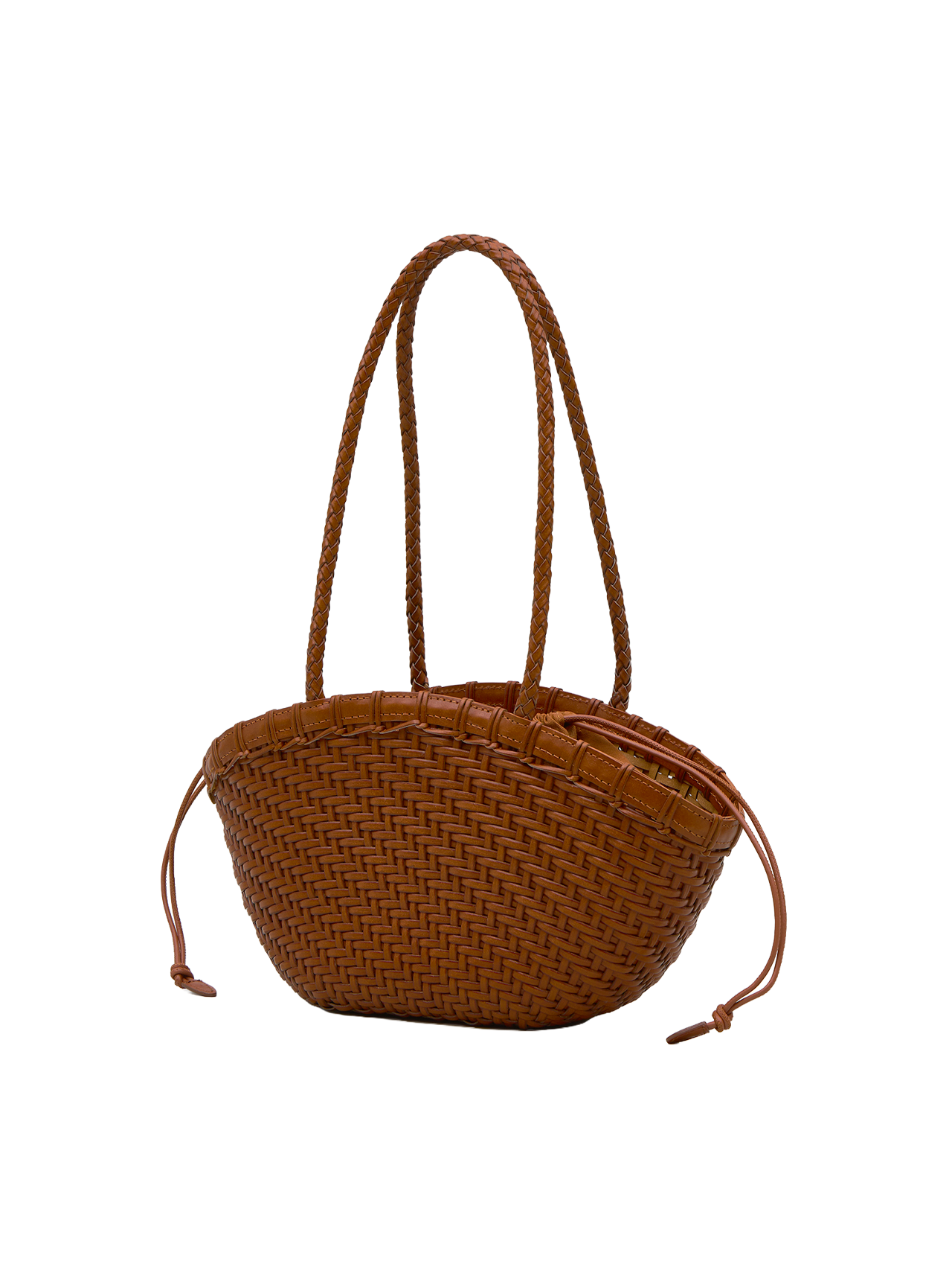 TWIG BASKET SHOULDER BAG (DRIED TAN)