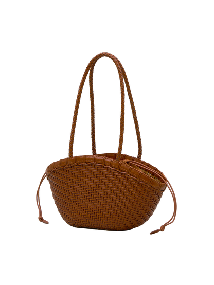 TWIG BASKET SHOULDER BAG (DRIED TAN)