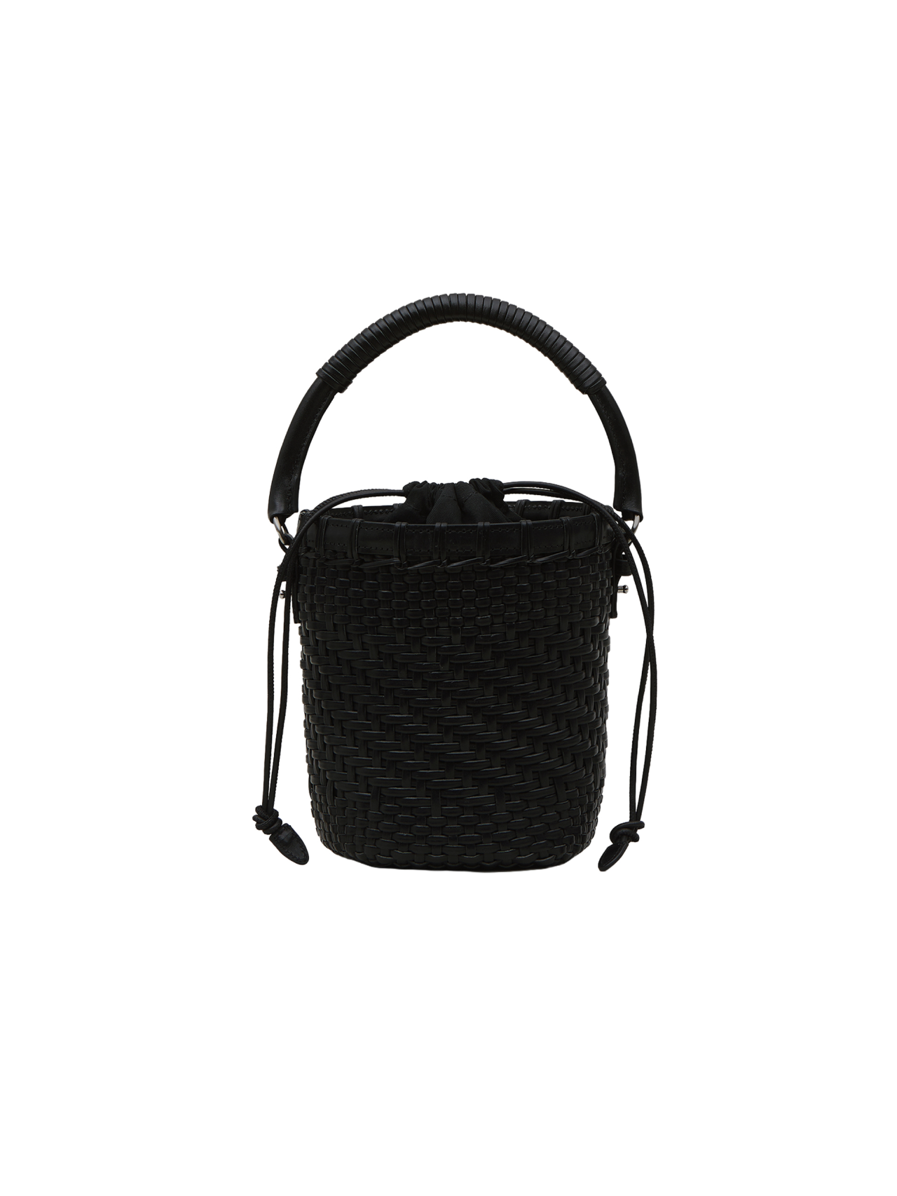TWIG BASKET TOTE BAG (DRIED BLACK)