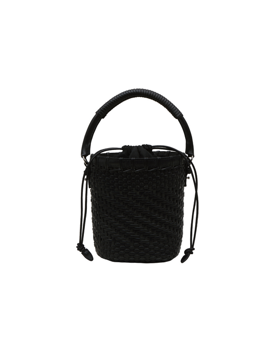 TWIG BASKET TOTE BAG (DRIED BLACK)